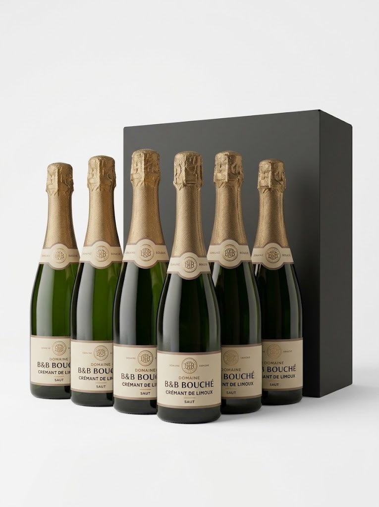 OFFERTA 6 bt Cremant de Limoux brut Domaine Bouche da € 120 a €96 + SPEDIZIONE GRATUITA