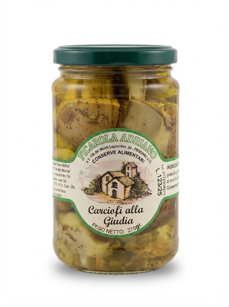 Carciofi alla Giudia Ficarola Adriano 270 gr