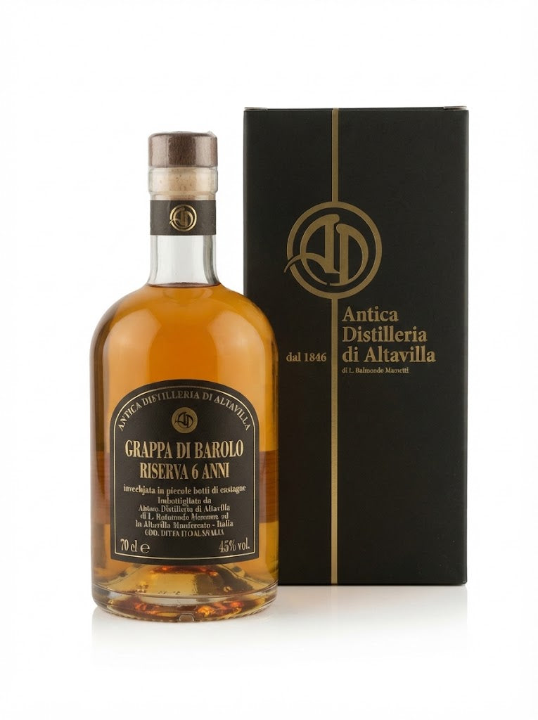 Grappa di Barolo Riserva 6 Anni - Antica Distilleria di Altavilla