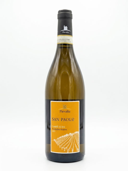 Castelli di Jesi Verdicchio Riserva Classico DOCG "San Paolo" 2021 della cantina Pievalta